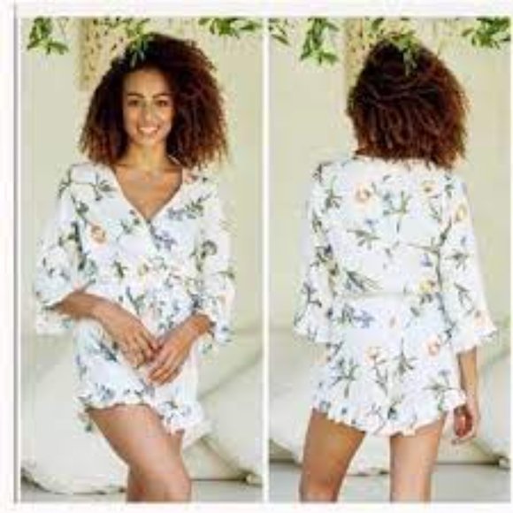 Piyama Harper Feminine Cottagecore Romper - NWT's - Picture 1 of 13